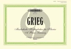 Grieg Musikalische Kostbarheiten - Piano Treasury