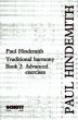 Hindemith Traditional Harmony Vol.2 (Exercises for Advanced Students)