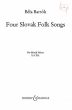 4 Slovak Folksongs SATB-Piano