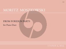 Moszkowski From Foreign Parts Op. 23 Piano 4 hds