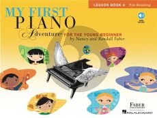 Faber My First Piano Adventure Lesson Book A Faber N. (Pre-Reading) (Book with Audio online)