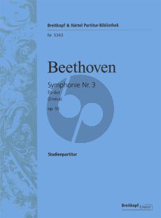 Beethoven Symphonie No.3 Es-dur Op.55 Partitur (Eroica) (Peter Hauschild)