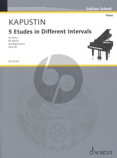 Kapustin 5 Etudes in different Intervals Op. 68 Piano