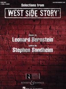 Bernstein West Side Story - Selections for Piano 4 Hands (Arranged by Carol Klose) (Late Intermediate Level)