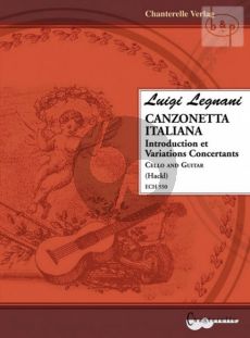 Introduction et Variations Concertants (Canzonetta Italiana) (Violoncello-Guitar)