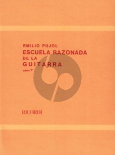 Pujol Escuela Razonada de la Guitarra Vol.1 (Spanish/French)