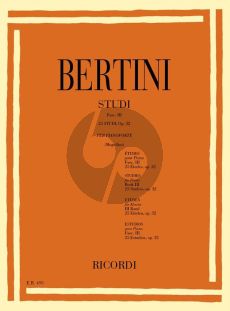 Bertini 24 Studies Op.32 Piano (Bruno Mugellini)