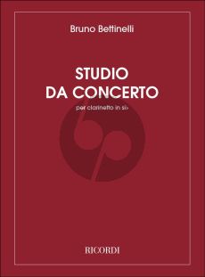 Bettinelli Studio da Concerto per Clarinetto