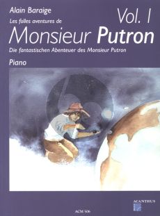 Baraige Adventures Monsieur Putron Vol.1 Piano (Bk-Cd)