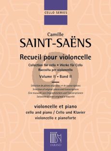 Saint-Saens Collection for Cello (Recueil pour violoncelle) Vol.2