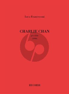 Francesconi Charlie Chan for Viola solo