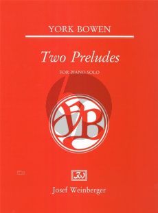 Bowen 2 Preludes Op. 100 Piano solo