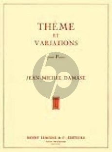 Damase Theme et Variations for Piano Solo
