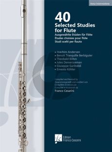 40 Selected Studies for Flute (compiled and edited by Franco Cesarini)