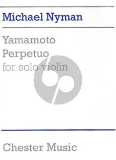 Nyman Yamamoto Perpetuo for Violin solo (advanced)