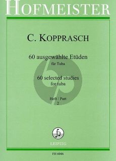 Kopprach 60 Ausgewahlte Etuden Vol.2 Tuba (Franz Seyffarth)