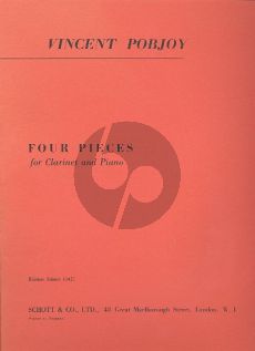 Pobjoy 4 Pieces for Clarinet and Piano