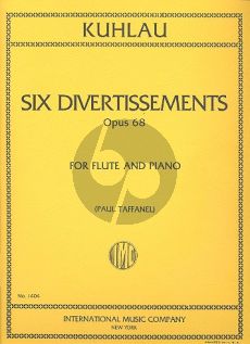 6 Divertissements Op.68 Flute-Piano (Paul Taffanel)