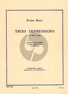 Bozza 3 Impressions pour Flute et Piano