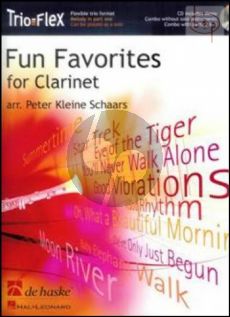 Fun Favorites for Clarinet (Trio-Flex) (3 Clarinets) (Bk-Cd) (arr. Peter Kleine Schaars)