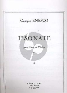 Enescu Sonate No.1 Op.2