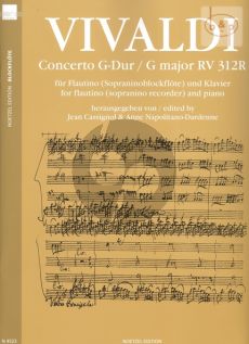 Concerto G-major RV 312R (orig. Violin)