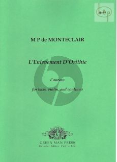 L'Enlevement d'Orithie (Bass Voice-Violin-Bc)