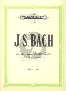 Bach Einzelne Suiten und Suitensatze Klavier (Hermann Keller)