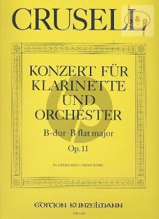 Konzert B-dur Op.11 for Clarinet and Piano