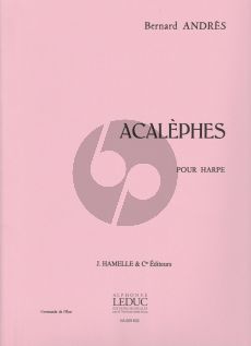 Andres Acalephes pour Harpe (interm.-adv.level)