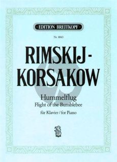 Rimsky-Korsakov Hummelflug (The Flight of the Bumble Bee) Piano Solo