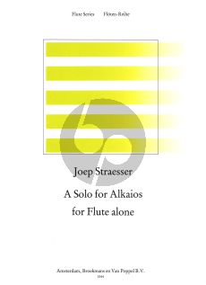 Straesser A Solo for Alkaios (1985) Flute solo (Grade 6)