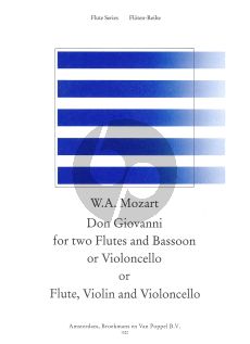 Mozart Don Giovanni 2 Flutes[Ob./Fl.]-[Fl./Vi.]-Vc./Bsn) (Parts) (edited by Frans Vester)