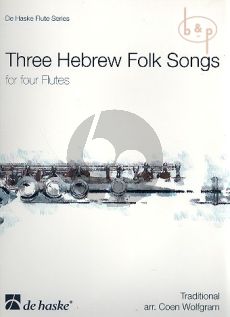 3 Hebrew Folksongs (4 Flutes) (Score/Parts)