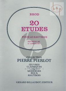 20 Etudes pour Hautbois