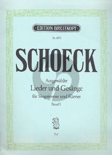 Schoeck Ausgewählte Lieder und Gesänge Vol.1 Tiefe Stimme-Klavier (dt./engl.)