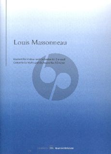 Massonneau Konzert e-moll No.5 Violine-Orchester (KA) (ed. Reinhard Wulfhorst)