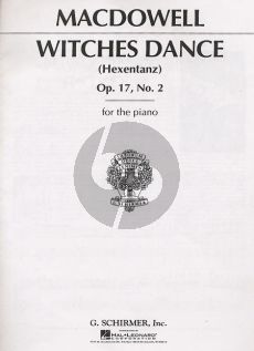 MacDowell Witches' Dance Op.17 Nr.2 Piano solo