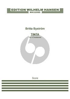 Bystrom Tinta for 4 Trombones (Score)