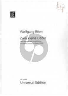 2 Kleine Lieder (nach Gedichten von E.Morike)