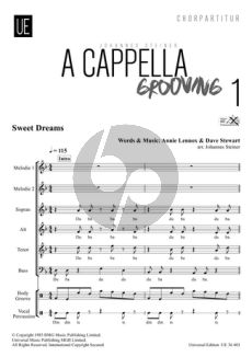 Steiner A Cappella Grooving for mixed choir (SATB) Vol.1 Chorpartitur