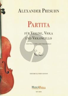 Presuhn Partita Violine-Viola-Violoncello (Part./Stimmen) (ed. Gerhardt Löffler)