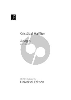 Halffter Adagio for 3 Violoncellos (Study Score)