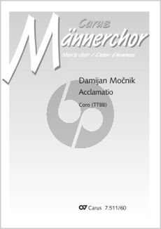 Mocnik Acclamatio for TTBB