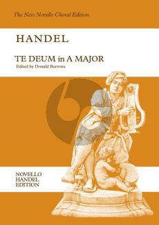 Handel Te Deum A-major HWV 282 ATB soli-SATB-Orchestra (Vocal Score) (Donald Burrows)