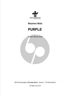 Mols Purple for Snare Drum Duo