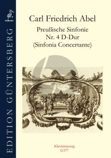 Abel Preußische Sinfonie Nr. 4 D-Dur Klavierauszug (Sinfonia Concertante) (Klavierauszug: Dankwart von Zadow)