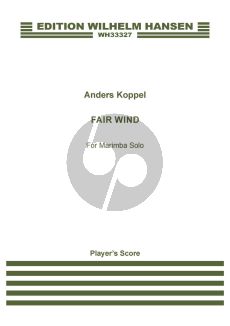 Koppel Fair Wind for Marimba solo