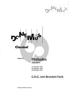 Brucken Fock Preludes Vol.2 - 12 Preludes 1926, 24 Preludes 1926 and 20 Preludes 1927 for Piano Solo