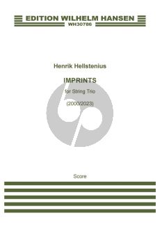 Hellstenius Imprints Violin-Viola and Cello (Score/Parts)